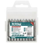 Set De 10 Puntas Total Para Atornillador - PH2 x 50mm