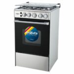 Cocina A Gas Enxuta 4 Hornallas - Acero Inox.