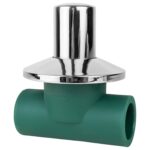 Termofusión Verde - Llave De Paso Cromada