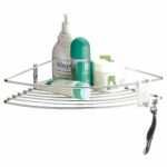 Porta Shampoo Esquinero De Acero, Future - Cromado, Con Gancho