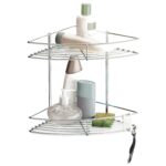 Porta Shampoo Esquinero Doble De Acero, Future - Cromado