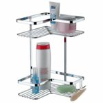 Porta Shampoo Esquinero Doble De Acero, Future - Cromado