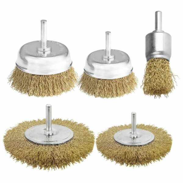 Set De 5 Cepillos P/Taladro Jadever