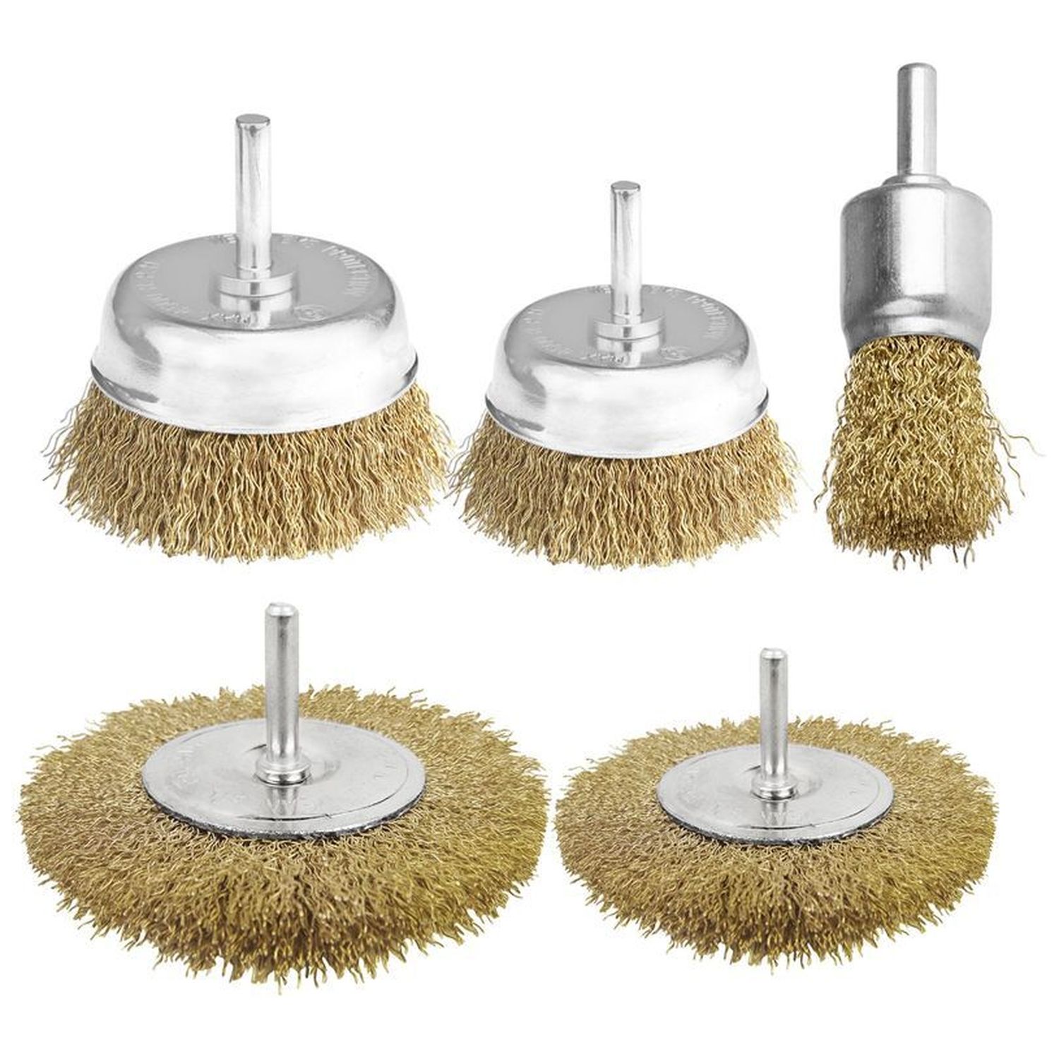 JDCE6401_01 Set De 5 Cepillos P/Taladro Jadever - Imagen 1