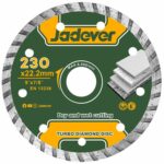 Disco Diamantado P/Amoladora, Jadever 9" - Turbo