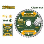 Disco Diamantado P/Amoladora, Jadever 9" - Turbo - Imagen 2