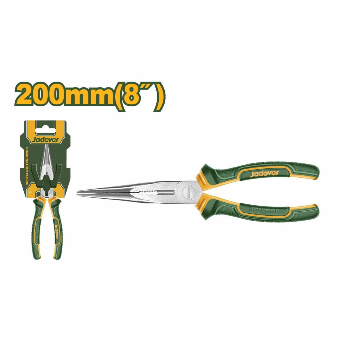 Pinza Punta Fina Jadever 8" - Imagen 2