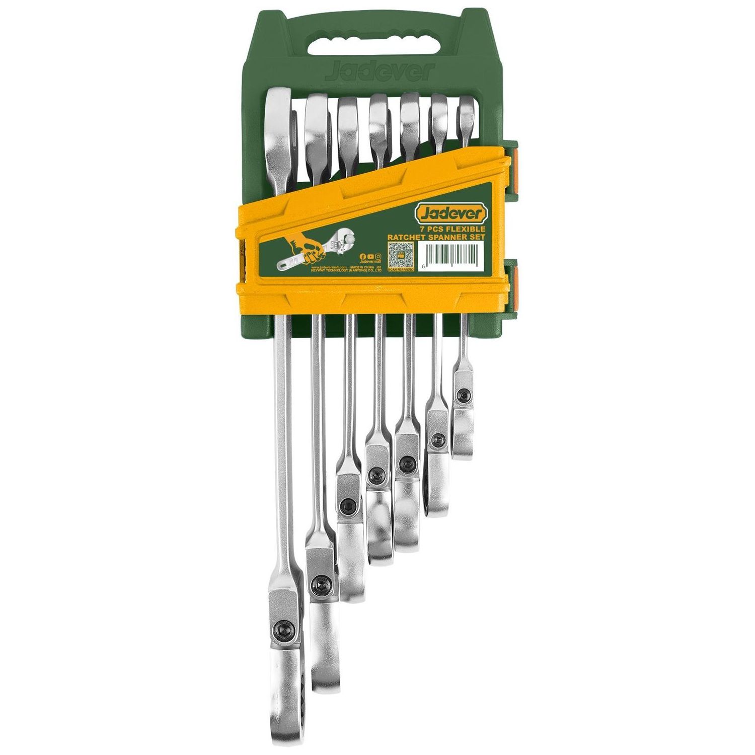 JDSP5207_01 Set De 7 Llaves Combinadas Jadever - Flexibles - Imagen 1