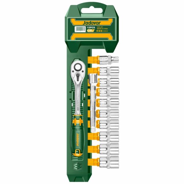 Juego De Dados Jadever 1/2" - 12 Piezas