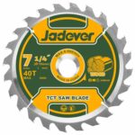 Disco P/Circular, Jadever 7.1/4" - 40 Dientes, Madera - Eje 20mm