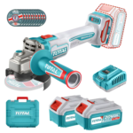 Amoladora Angular Total 4.1/2" 20v, 2 Baterías Y Cargador