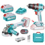 Kit Total 20v - Atornillador 13mm + Amoladora 4.1/2"