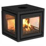 Calefactor A Leña Metávila 520TF, 125m2 - Suspendido, Triple Vidrio