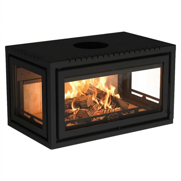 Calefactor A Leña Metávila 860TF, 250m2 - Suspendido, Triple Vidrio