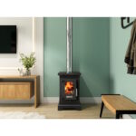 Calefactor A Leña Metávila D400EXP, 56m2 - Con Kit De Caños (Techo) - Imagen 4