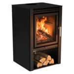 Calefactor A Leña Metávila Z275EXP, 102m2 - Con Kit De Caños (Techo)