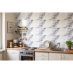 Placa PVC Autoadhesiva Para Revestimiento 30x60cm - Calacata Marrón - Imagen 2