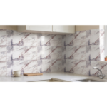 Placa PVC Autoadhesiva Para Revestimiento 30x60cm - Calacata Azul - Imagen 2