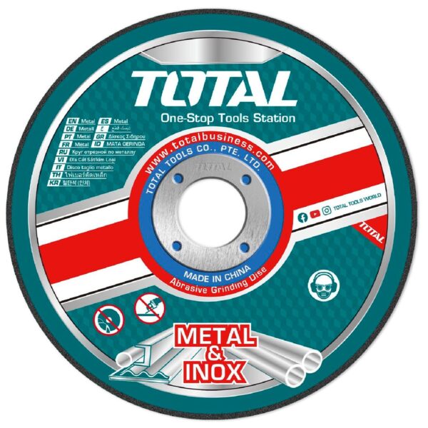 Disco P/Amoladora 7" Total, Corte Metal - 1.6mm