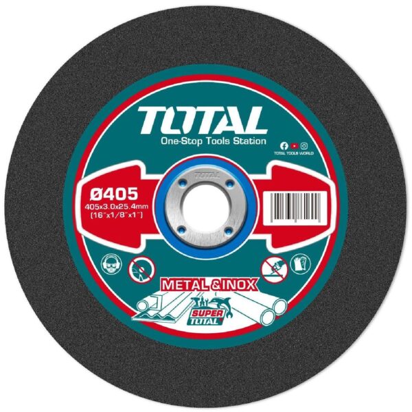 Disco P/Sensitiva 16" Total, Corte Metal - 3.0mm, Eje 25.4mm