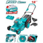 Cortacésped Inalámbrico Total - 40v, Con Recolector, 2 Baterías y Cargador - Imagen 2