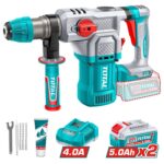 Rotomartillo Total Sds Plus - 20v, Sin Carbones, 2 Baterías 5Ah