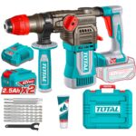 Rotomartillo Total SDS Plus - 42v, Sin Carbones, 2 Baterías y Maletín