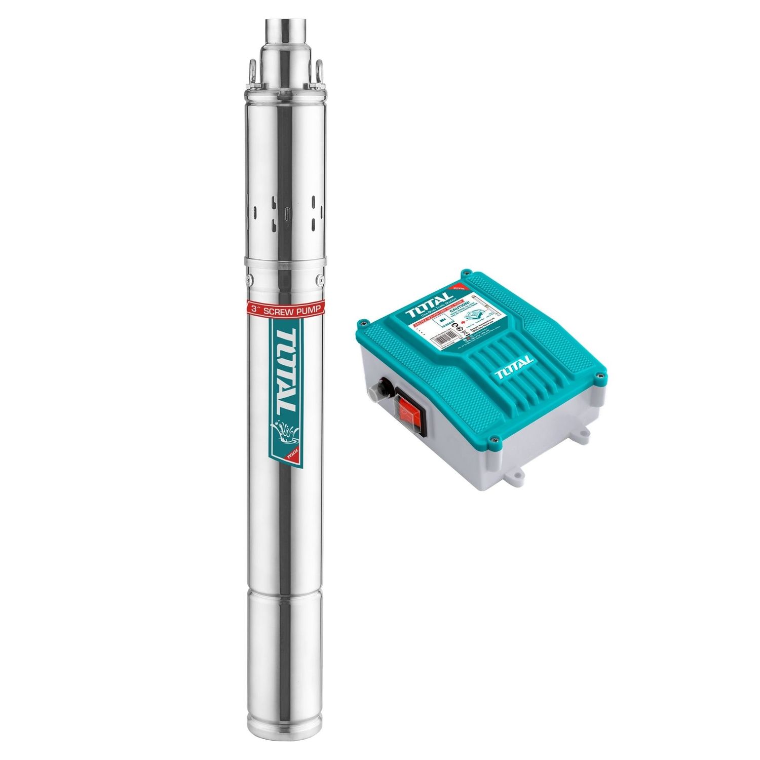 TSWP3701_01 Bomba De Pozo Sumergible Total - 0.5HP - 3" - Con Controlador - Imagen 1