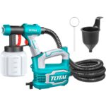 Pistola De Pintura Total 550w - Sistema HVLP, Depósito Plástico