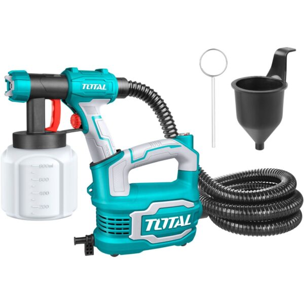 Pistola De Pintura Total 550w - Sistema HVLP, Depósito Plástico