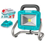 Foco LED Total 20v - 1800 Lúmenes, 1 Batería 2.0Ah + Cargador