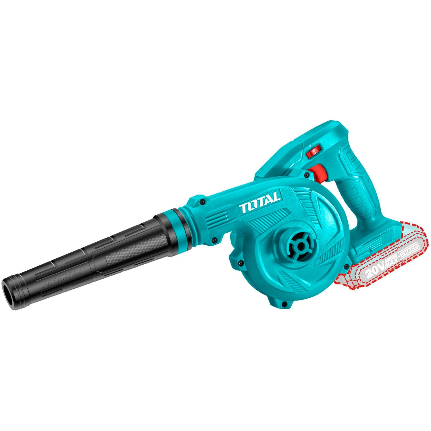 TABLI200181_01 Soplador Inalámbrico Total 20v - 1 Batería 2.0Ah + Cargador - Imagen 1