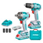 Kit Total 20v - Taladro Atornillador 52Nm + Llave De Impacto 1/2"