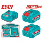 Set 2 Baterías 2.5Ah + Cargador 42v Total - Imagen 2