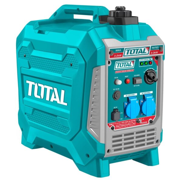 Generador Total 3300w - Nafta, Inverter, Silencioso