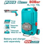 Hidrolavadora Total 40v - 80 Bar - 4 L/min - Imagen 2