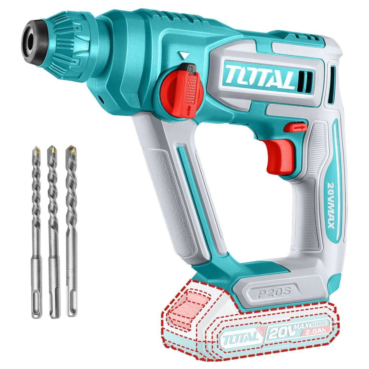 TRHLI20168_01 Rotomartillo Total SDS Plus - 20v, 1.5J - Imagen 1