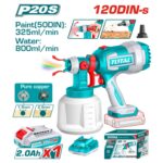 Pistola De Pintura Total 20v, 1 Batería 2.0Ah + Cargador - Imagen 2