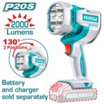 Linterna LED Total 20V - 2000 Lúmenes - Imagen 2