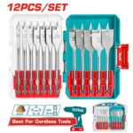 Set De 12 Mechas Planas Total Para Madera - Imagen 2