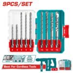 Set De 9 Mechas Total Para Mampostería - SDS Plus - Imagen 2