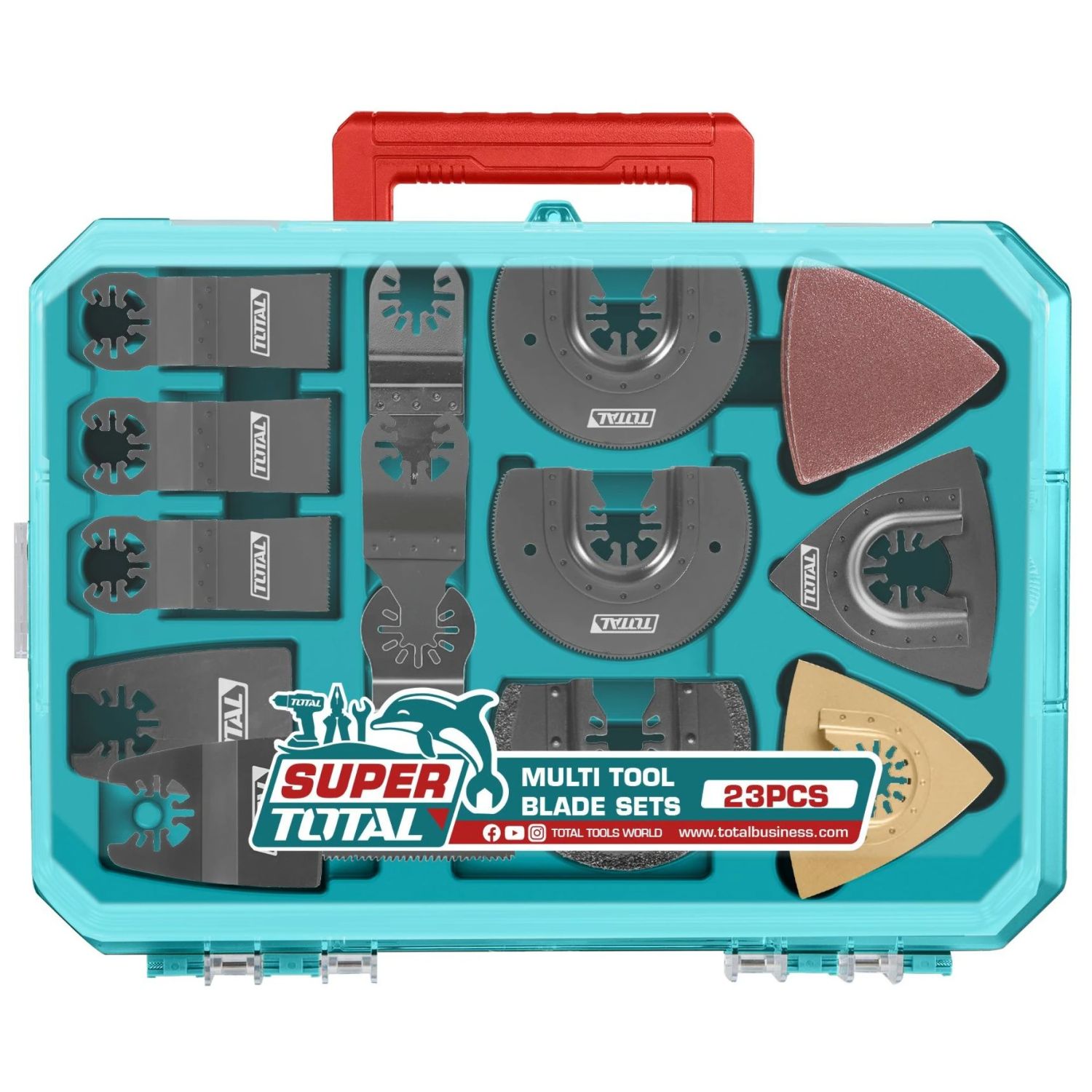 TAKTMT2301_01 Set De Accesorios Para Sierra Multifunción Total - 23 Piezas - Imagen 1