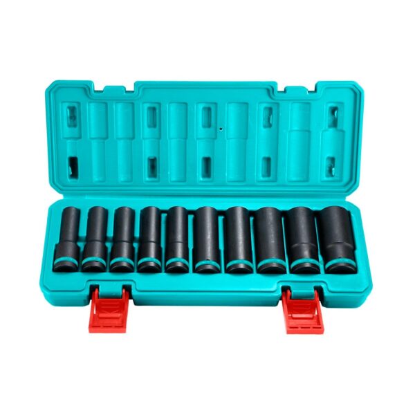 Juego De Dados De Impacto Total 1/2" - 10 Piezas Largas
