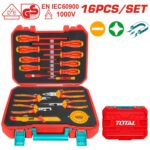 Set De 16 Herramientas Aisladas Total - 1000v, Con Maletín - Imagen 2