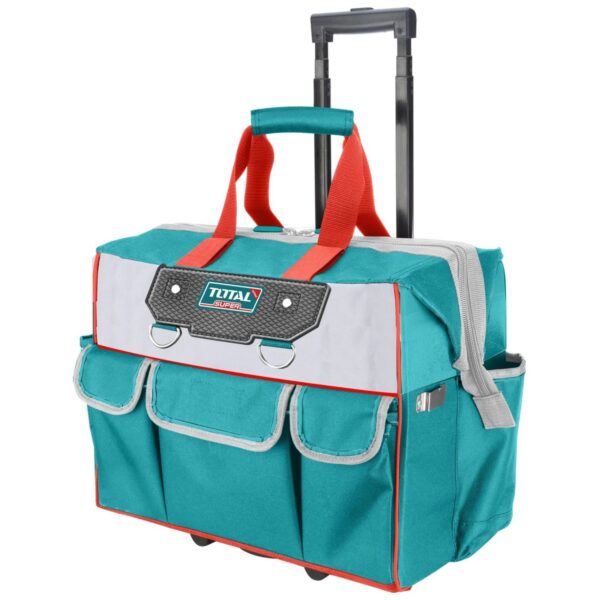 Bolso Para Herramientas Total 20" - Con Ruedas Y Mango Telescópico