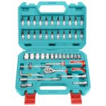 Juego De Dados Y Puntas Total 1/4" - 46 Piezas