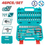 Juego De Dados Y Puntas Total 1/4" - 46 Piezas - Imagen 2