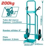Carro De Mano Total - 200Kg - Imagen 2