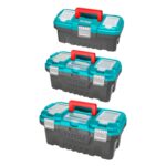 Set De 3 Cajas De Herramientas Total - 14" + 17" + 20"