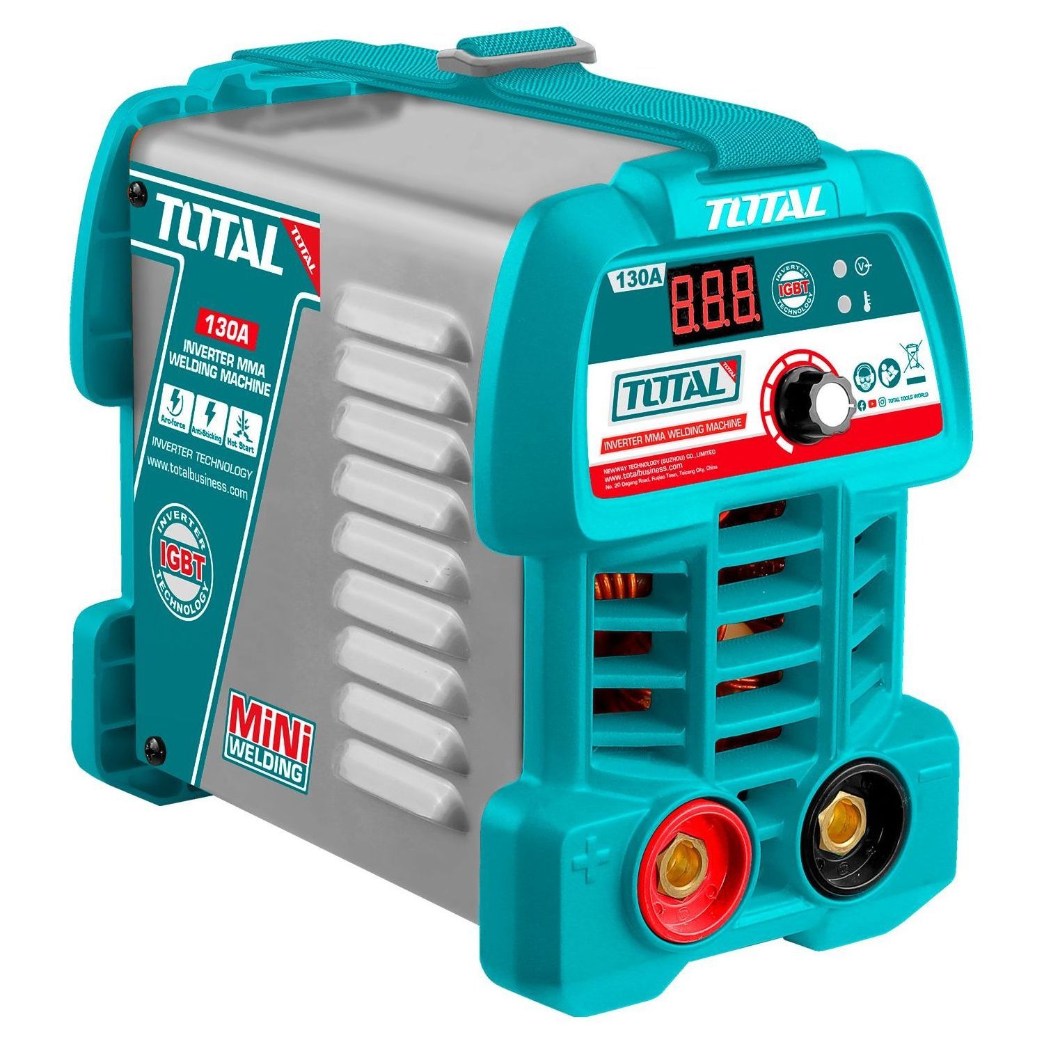 TW213049_01 Soldadora Inverter Total 130A - Electrodo, Con Careta - Imagen 1